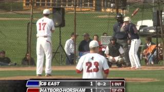 Baseball HatboroHorsham vs CB East [upl. by Ielhsa625]