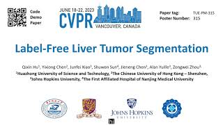 CVPR 2023 LabelFree Liver Tumor Segmentation [upl. by Nylesaj]