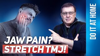 Say Goodbye to Jaw Tension  TMJ Home Stretches by a Medical Massage Master  TMJ Home Exercises [upl. by Ahcsatan]