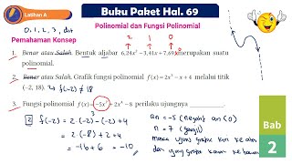 LATIHAN A NO 1 2 3 POLINOMIAL DAN FUNGSI POLINOMIAL MATEMATIKA TINGKAT LANJUT SMA KELAS 11 [upl. by Anirrak410]