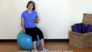 How to Use a Stability Ball for Exercise [upl. by Eugnimod40]