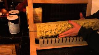 Cutting Cedarwood and Tea Tree Oil Hot Process Soap with Recipe [upl. by Necyrb592]