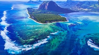 Vol en hydravion sur l’île Maurice cascade sous marine [upl. by Adaj542]