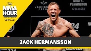 Jack Hermansson Wants Rematch With Khazmat Chimaev  MMA Fighting [upl. by Zsolway]