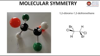 Ci low symmetry point group 12dibromo12dichloroethane [upl. by Macario]