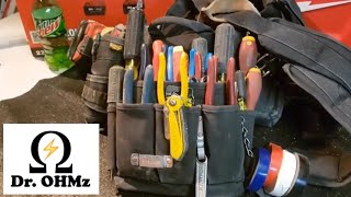 MY TOOL POUCH  ELECTRICIAN [upl. by Daegal]