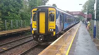 class 156 departing from Giffnock 19923 [upl. by Llerrut]