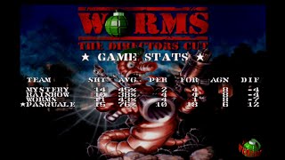 Amiga longplay  Worms DC  Manual explained tips tricks how to use girder ninja rope etc [upl. by Audun]