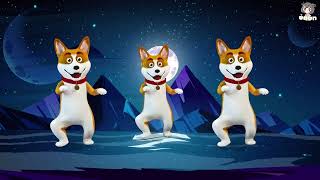 TRĂNG TRÊN CAO  CHÓ CORGI NHẢY DỄ THƯƠNG  NHẠC TRUNG THU THIẾU NHI  DOG DANCE [upl. by Rafaelia442]