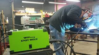 Forney 140 Easy weld set up and welding And shop talk about future projects [upl. by Whitver]