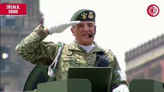 Con la rendición de novedades al presidente termina el último Desfile Cívico Militar de AMLO [upl. by Nauqan476]