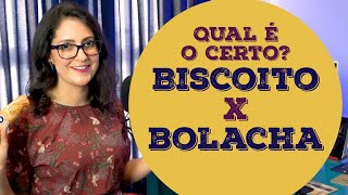 Qual é o certo Biscoito ou bolacha [upl. by Hobard822]