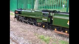 Halton Miniature Railway BRITANNIA CLASS 7 4 6 2 TONY BICKERSTAFFE WAKEFIELD [upl. by Stutsman]