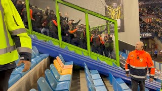 Vitesse Arnhem  Feyenoord Rotterdam 12 Gelre Dome zondag 21 januari 2024 onrust en opstootjes [upl. by Connelley409]