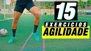 15 EXERCÍCIOS DE AGILIDADE  TREINO FISICO PARA JOGADOR DE FUTEBOL [upl. by Martsen]