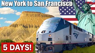 🇺🇸5 DAYS New York to San Francisco by Amtrak Sleeper Train [upl. by Llevol]