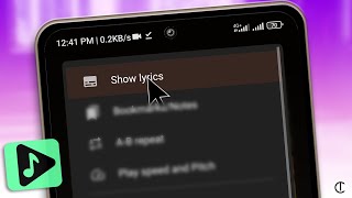 Add Lyrics to Your Music Using Musicolet on Android Tutorial [upl. by Neelloc]