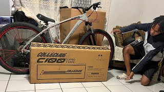 Unboxing My New Collective Bikes C100 V3 Pro MTB Frame amp MafiaBike Bluku Seat [upl. by Yrellam]