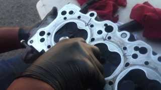 HOW TO CHECK LEAKING VALVES IN CYLINDER HEADS THEY DONT TEACH THIS IN SCHOOL ONLY OLDSKOOL [upl. by Euhsoj738]