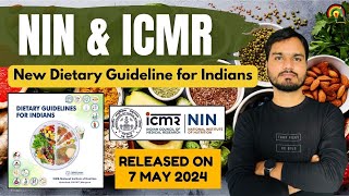 Food Dietary Guidelines for Indians  ICMR NIN Dietary Guideline 2024  Food Nutrition [upl. by Yelena]