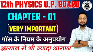 Lec  13  Gaus Ki Pramey Class 12 Physics  Vidyut Aavesh Tatha Kshetra Class 12  Up Board [upl. by Eanaj423]