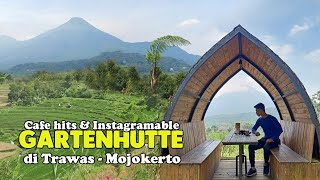 Cafe Gartenhutte Trawas  Tempat Nongkrong Hits Instagramable di Trawas Mojokerto [upl. by Giana]