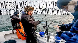 Cod Fishing Turns into Bergall Beatdown Offshore Block Island RI [upl. by Herr608]