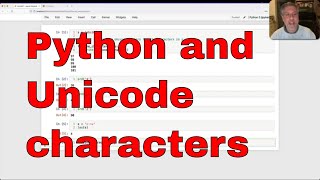 Python and Unicode characters [upl. by Akimad172]