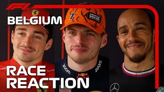 Driver Reaction After The Race  2023 Belgian Grand Prix [upl. by Ambur]