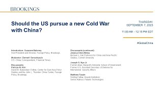 Should the US pursue a new Cold War with China [upl. by Clemens447]