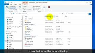 How to Find files by date modified in Windows [upl. by Ainet739]