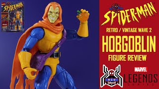 Marvel Legends Retro HOBGOBLIN Vintage SpiderMan Animated Series Figure Review [upl. by Eiramnwad]