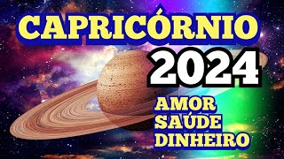 CAPRICÓRNIO  FELIZ 2024 ⭐ ANO DIVISOR DE ÁGUAS ‼️ PROSPERIDADE E BENÇÃOSVIRÁ UMA MUDANÇA DE ROTA [upl. by Azaleah]