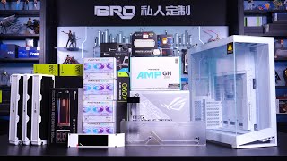 「BRO」4K PC BUILD PHANTEKS NV7 White Sea View Room追风者NV7白色海景房主题 pcbuild [upl. by Anyaj]