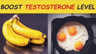 Top 7 TESTOSTERONE BOOSTING Foods Every MAN Needs to EAT [upl. by Eberly]