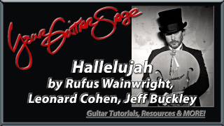 Hallelujah by Rufus Wainwright  Leonard Cohen  Guitar Lesson [upl. by Johny]