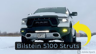 Bilstein 5100 Install  Ram Rebel coupon code in description [upl. by Atnima]