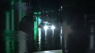 Cars stranded amid flash flooding in Cuyahoga Falls weather [upl. by Enyamert]