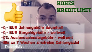 Kostenlose Mastercard Gold  Einblick LogIn Bereich  Hohe Kreditlinie [upl. by Akla534]