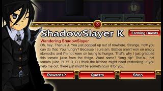 AQW SHADOWSLAYER K QUEST JOIN SAFIRIA NAKANAS BIRTHDAY 2022 [upl. by Nickelsen]