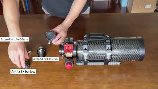 How Antlia 5a CaK connects to the telescope [upl. by Enirehtak]