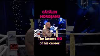 Catalin Morosanu👊😵Fastest KO of the Carpathian Death shorts k1 mma knockouts dynamite [upl. by Dlaner]