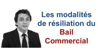 Les modalités de résiliation du Bail Commercial  Cabinet Bensussan Berenthal amp Associés [upl. by Hnad]