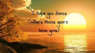 I hope you dance lyrics Lee Ann Womack [upl. by Neilla]