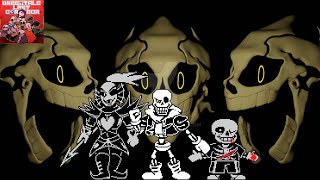 Undertale Last Corridor Disbelief Papyruss blasters remodel [upl. by Naujad]