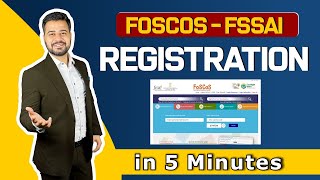 FoSCoS Registration Process  How to do FSSAI Registration  FSSAI पंजीकरण कैसे करें [upl. by Dirtsa]