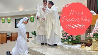 Mass of Perpetual Vows 2022  Salesian Sisters West Vocations [upl. by Ennoirb]