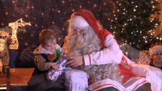 Poorly children from Hull and the East Riding visit Santa in Lapland [upl. by Enyale]