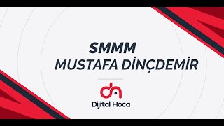 SMMM Kamp Ticaret Hukuku  Mustafa DİNÇDEMİR [upl. by Bonaparte]