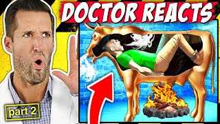 ER Doctor REACTS to WORST Punishments in History PART 2 [upl. by Aehsel918]